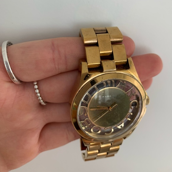 Marc by Marc Jacobs Gold Henry Skeleton Watch - Picture 10 of 12